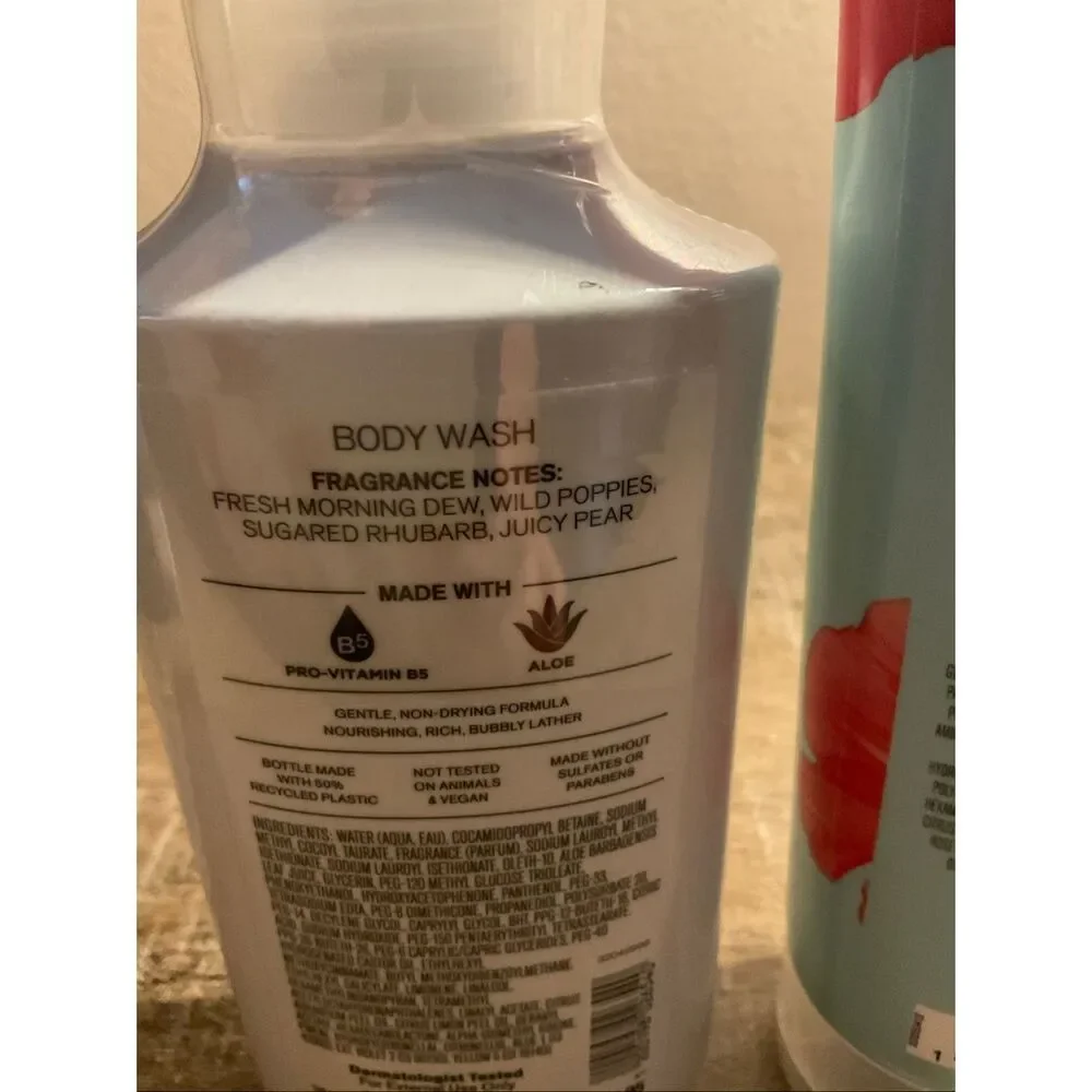 Bath and Body Works POPPY 4 Piece Set